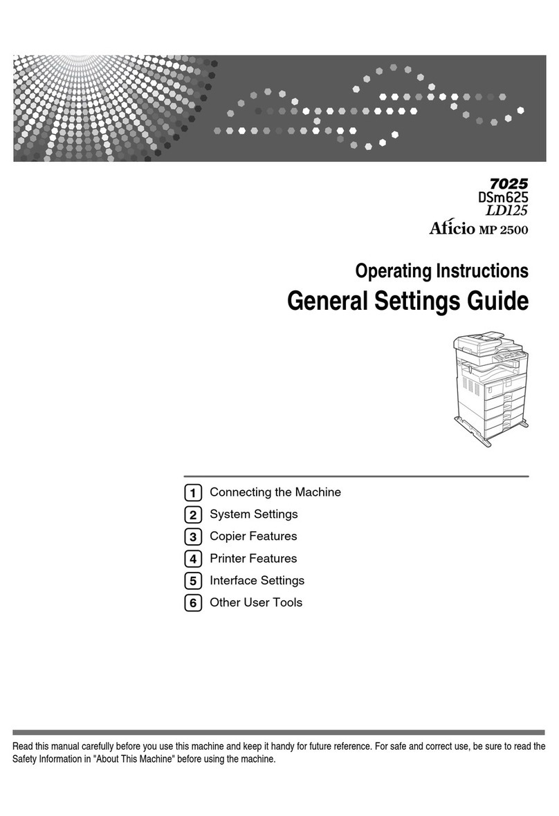 Ricoh 7025 User manual