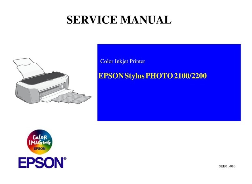 Epson Stylus Photo 2100 / 2200 Service manual