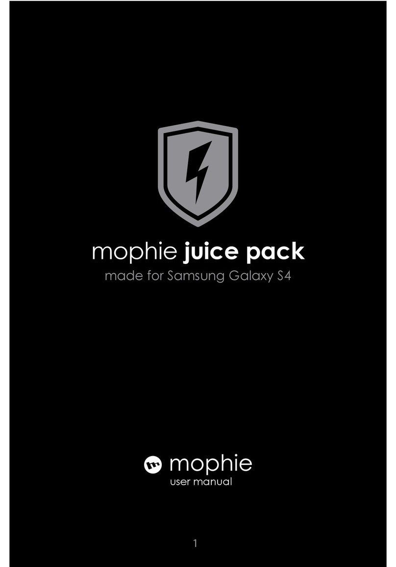 Mophie Juice Pack for Galaxy S4 user manual