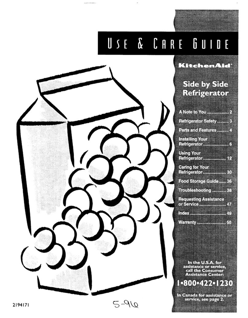 KitchenAid KSRS25QDAL03 User manual KitchenAid KSRS25QDAL03 User manual