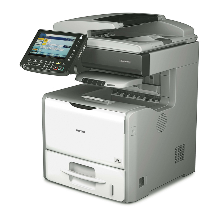 Ricoh Aficio SP 5210SF User manual