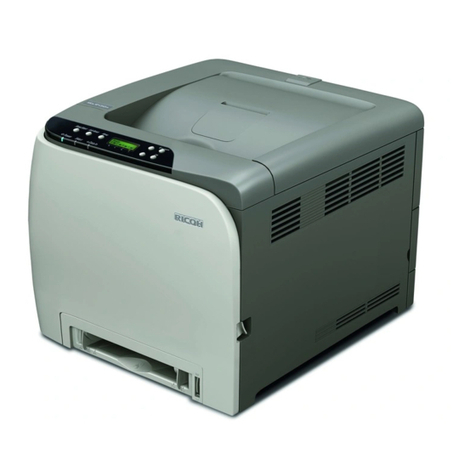 Ricoh Aficio SP C242DN Quick start guide