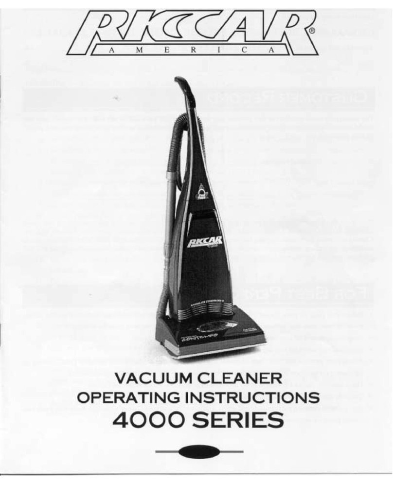 Riccar 4000 Series operating instructions Riccar 4000 Series operating instructions