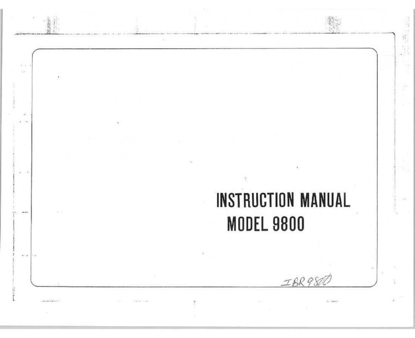 Riccar 9800 instruction manual
