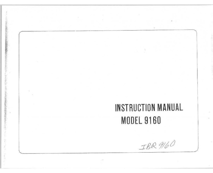 Riccar 9160 instruction manual