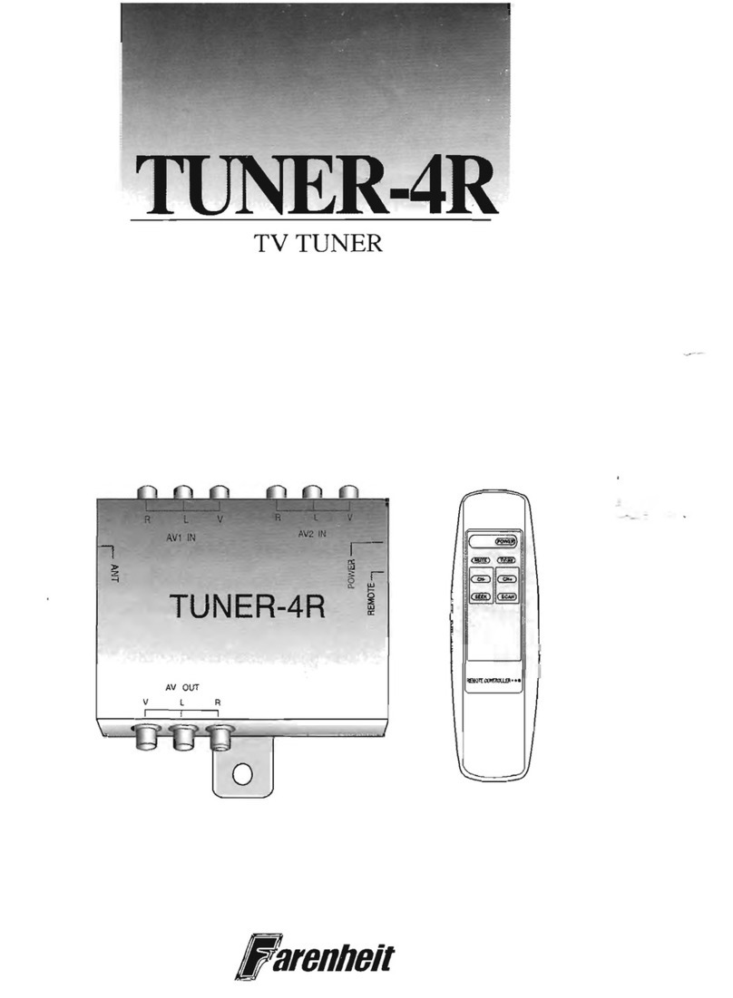 Farenheit Tuner-4R user manual