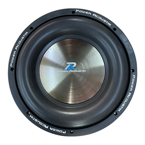 PowerAcoustik STW-10 owner's manual