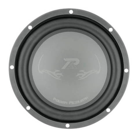 PowerAcoustik PW2-10M User manual