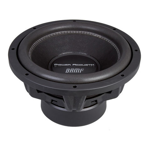 PowerAcoustik SL-10W User manual