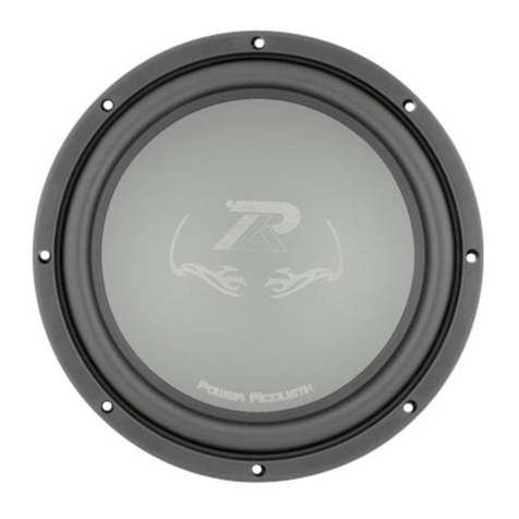 PowerAcoustik PW1-10L User manual