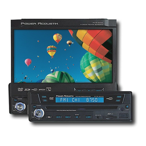 PowerAcoustik PTID-8200 operating instructions