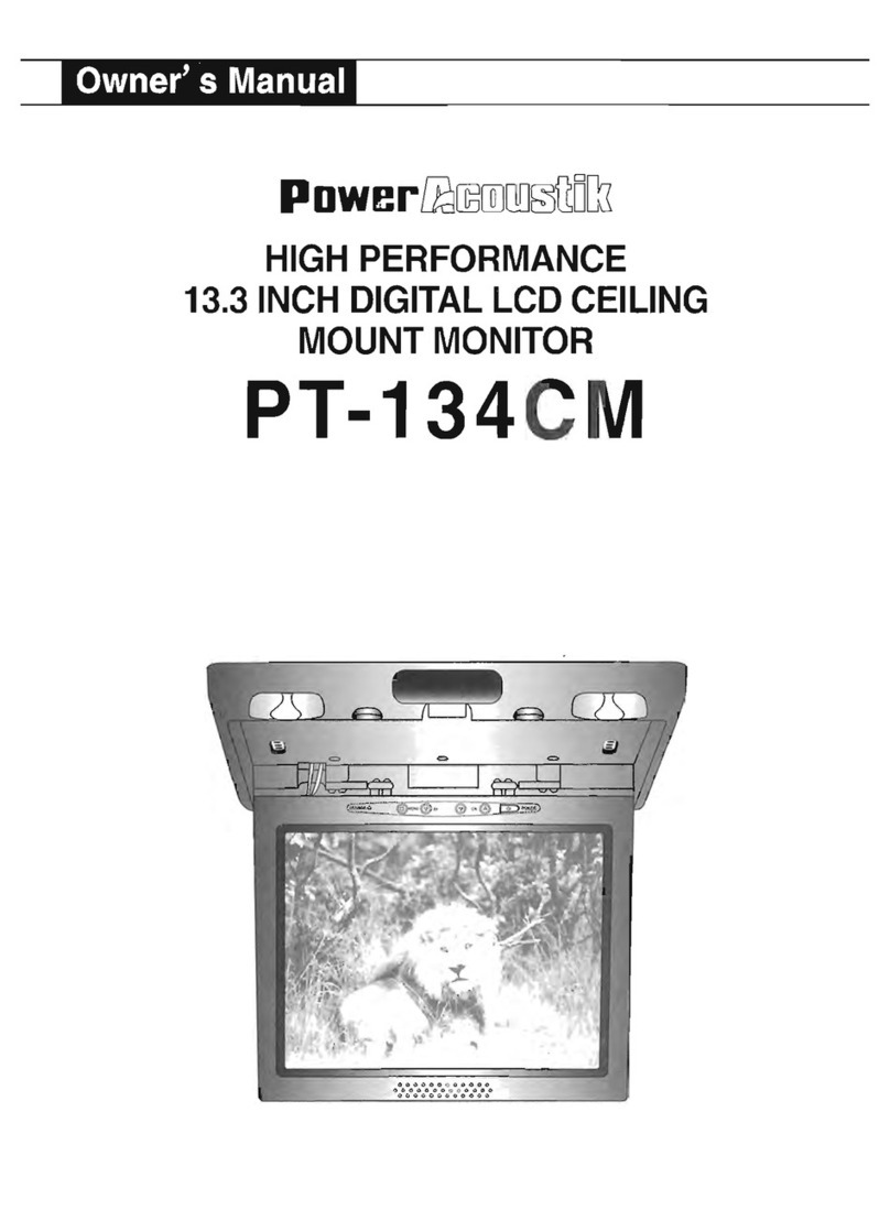 PowerAcoustik PT-134CM User manual PowerAcoustik PT-134CM User manual