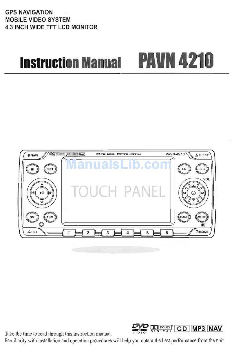 PowerAcoustik PAVN-4210 instruction manual PowerAcoustik PAVN-4210 instruction manual