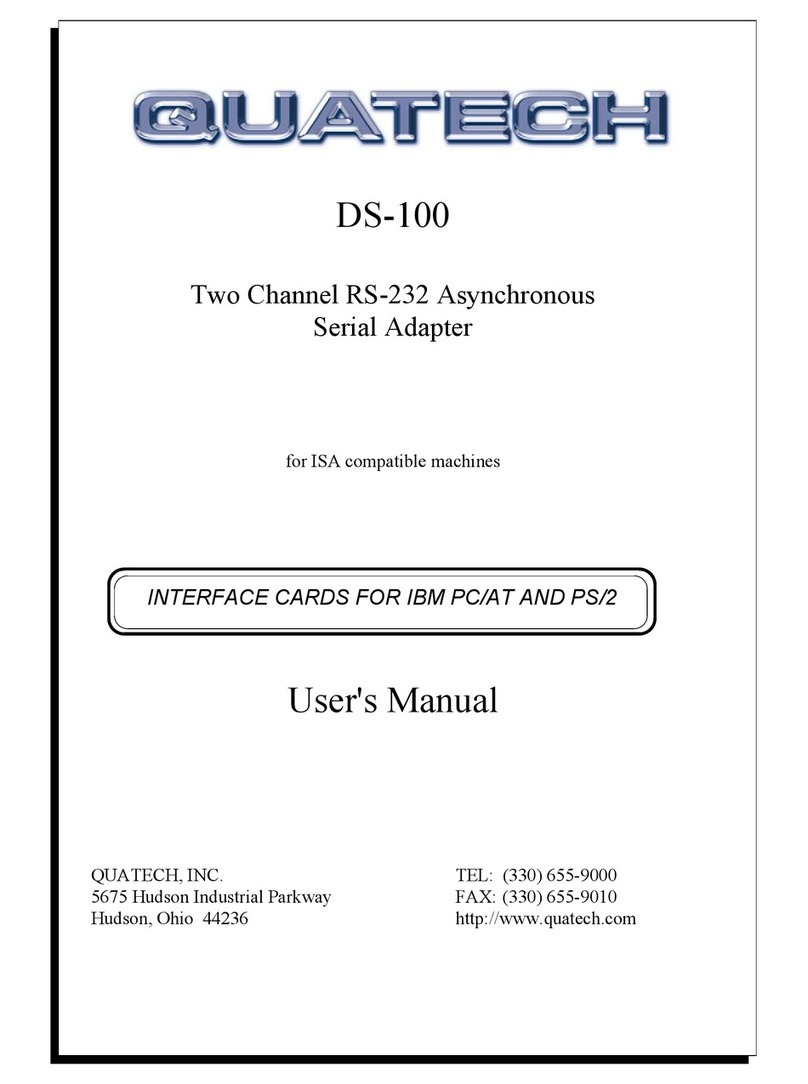 Quatech DS-100 User manual