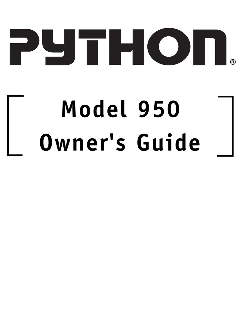 Python 950 User manual