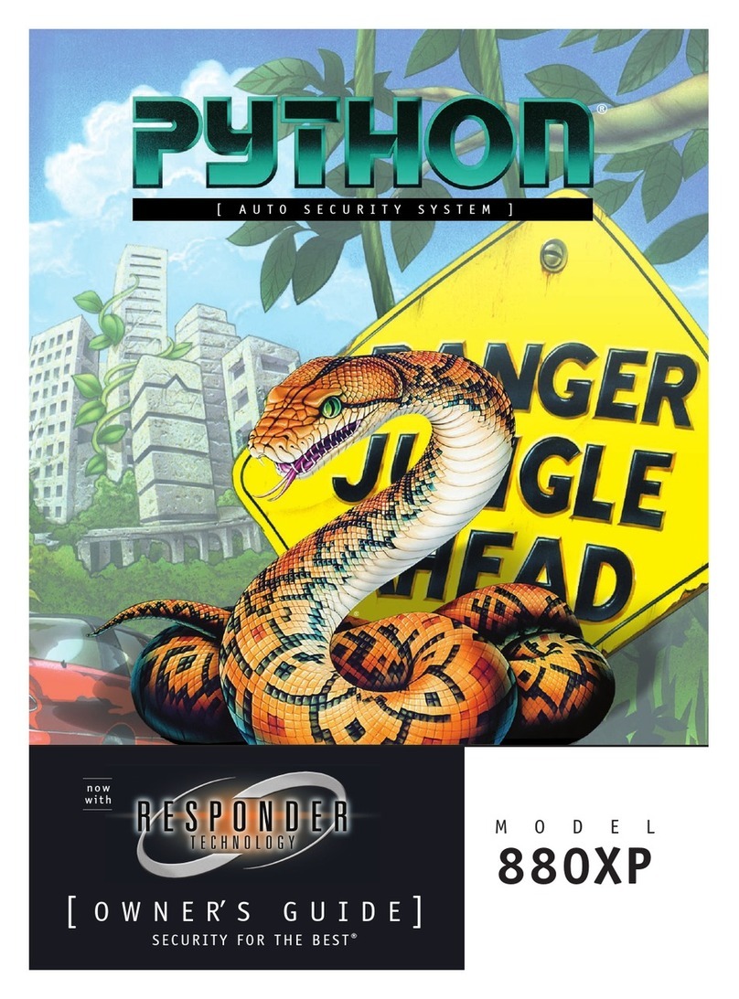 Python 880XP User manual