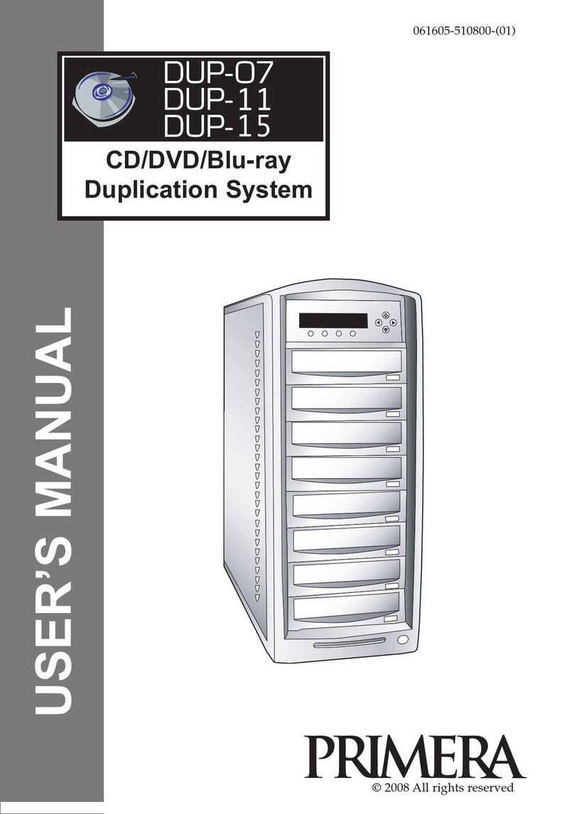 Primera DUP-11 User manual