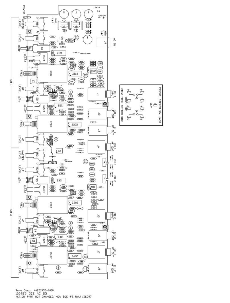 Rane AC 23 Schematic diagram