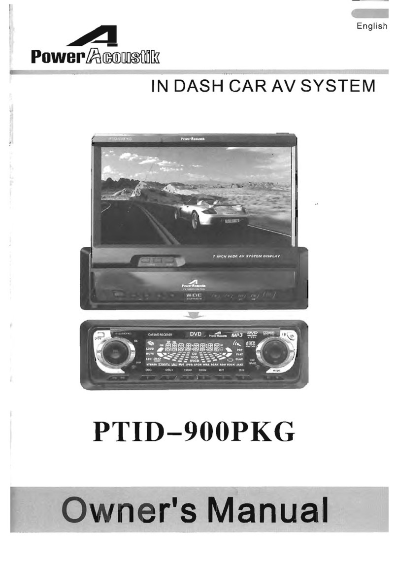 PowerAcoustik PTID-900PKG User manual