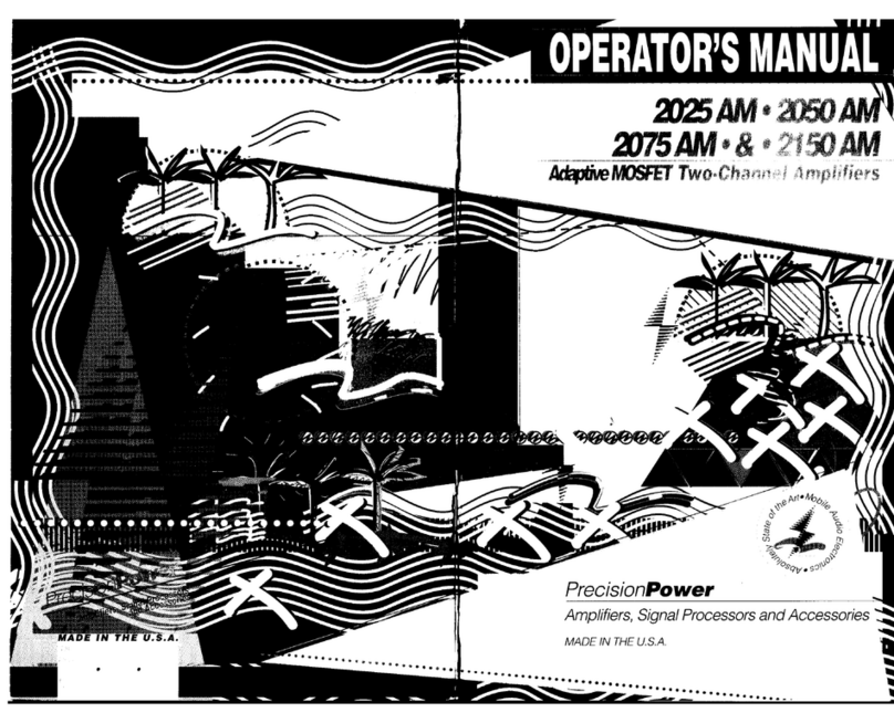 Precision Power 2025AM User manual