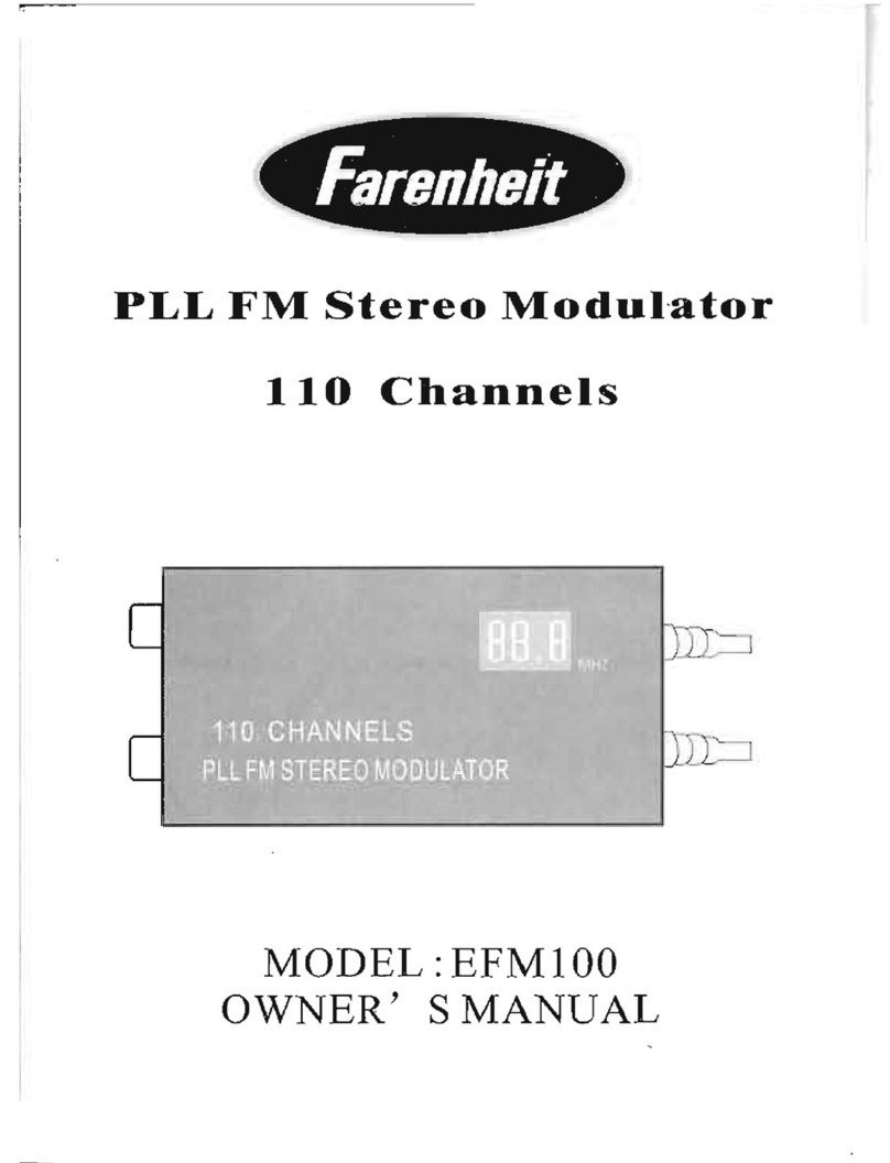 PowerAcoustik EFM100 owner's manual