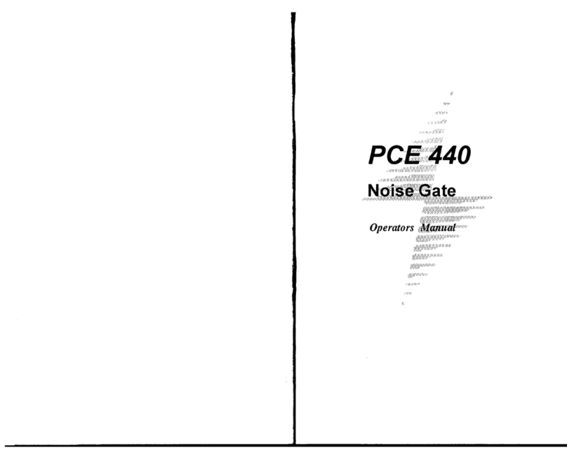 Precision Power PCE-440 Operator's manual