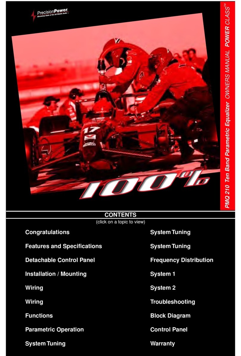 Precision Power PMQ-210 owner's manual
