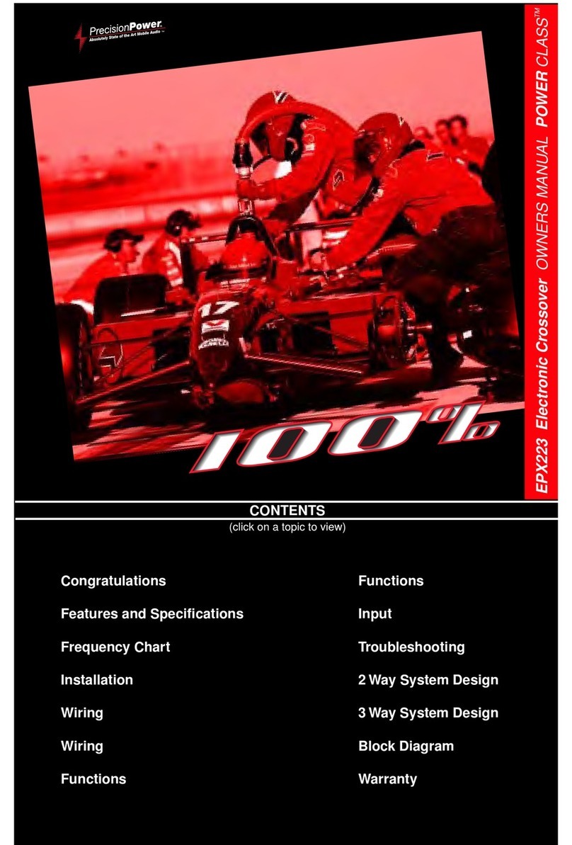 Precision Power EPX223 owner's manual