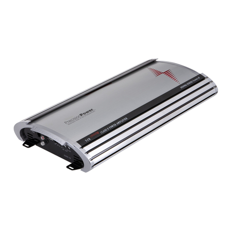 Precision Power Sedona S1300.1D Programming manual