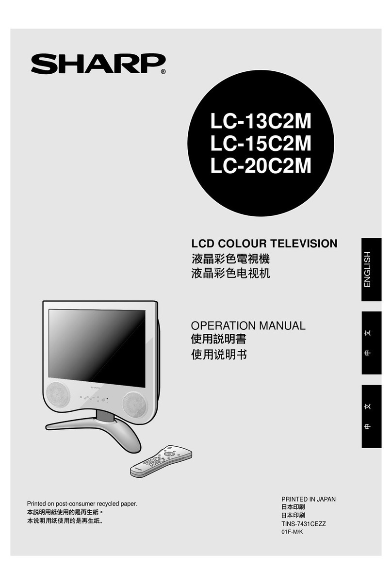 Sharp LC-13C2M User manual