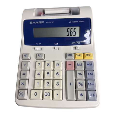 Sharp EL1801C - Semi-Desktop 2-Color Printing... User manual