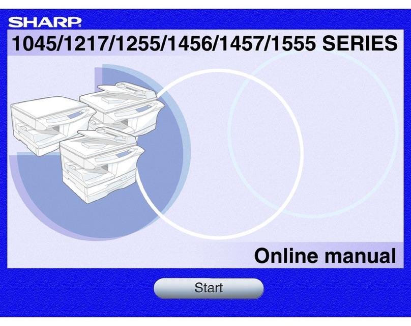 Sharp AL-1045 Setup guide