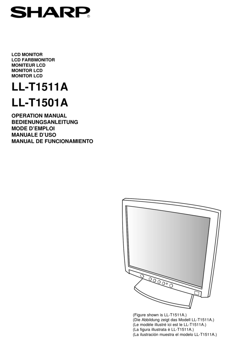 Sharp LL-T1511A User manual