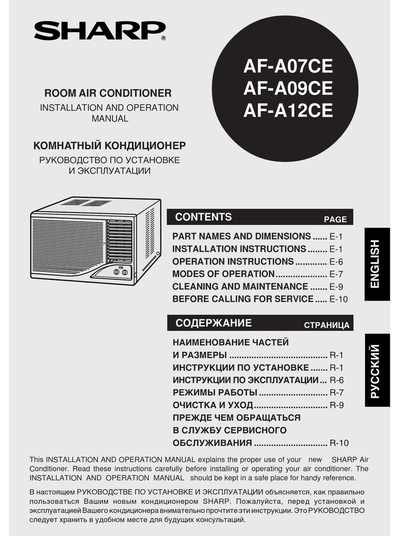 Sharp AF-A07CE Operation- User manual