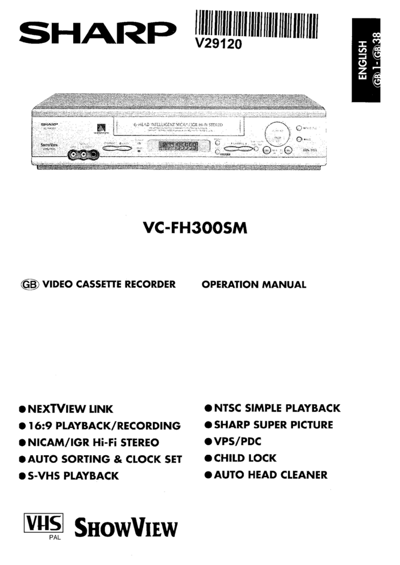 Sharp VC-FH300SM User manual Sharp VC-FH300SM User manual