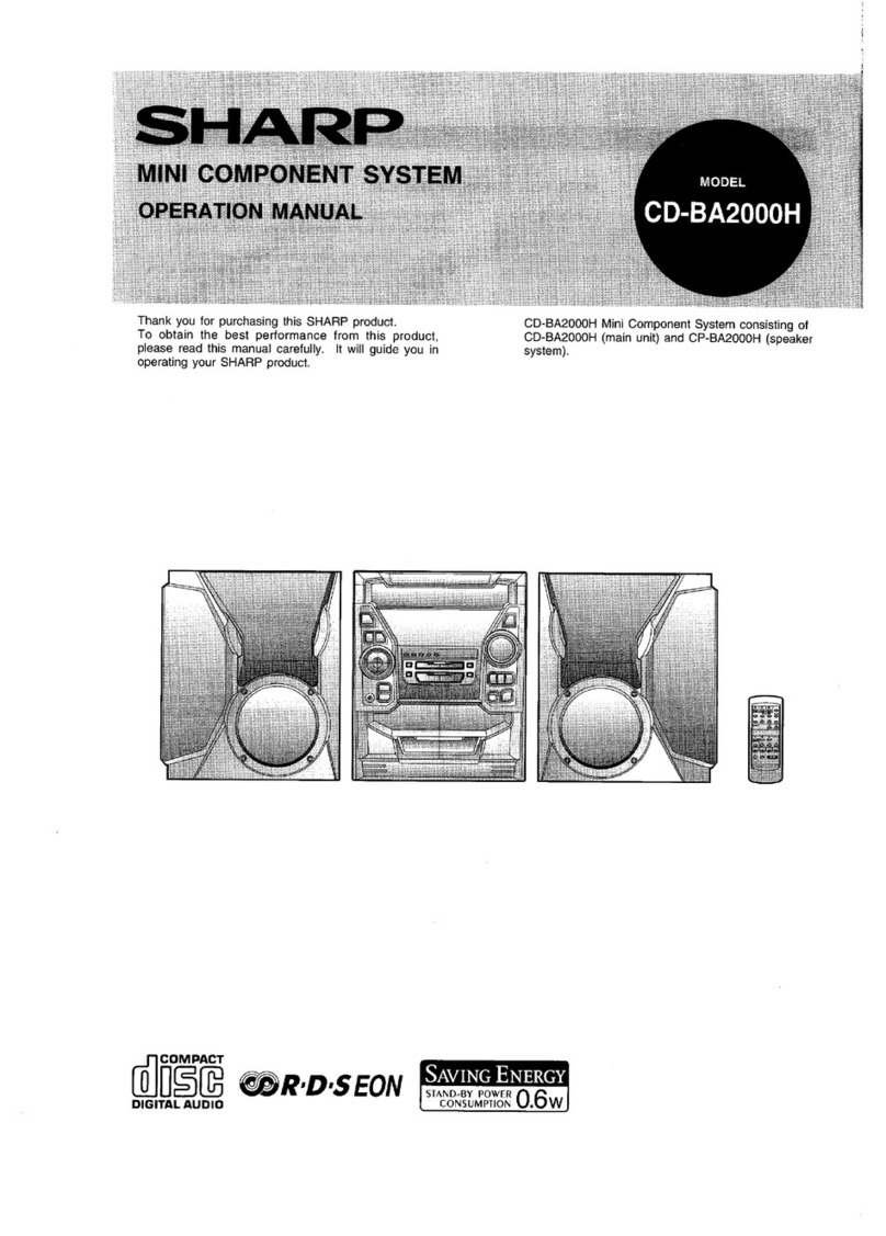 Sharp CD-BA2000H User manual Sharp CD-BA2000H User manual
