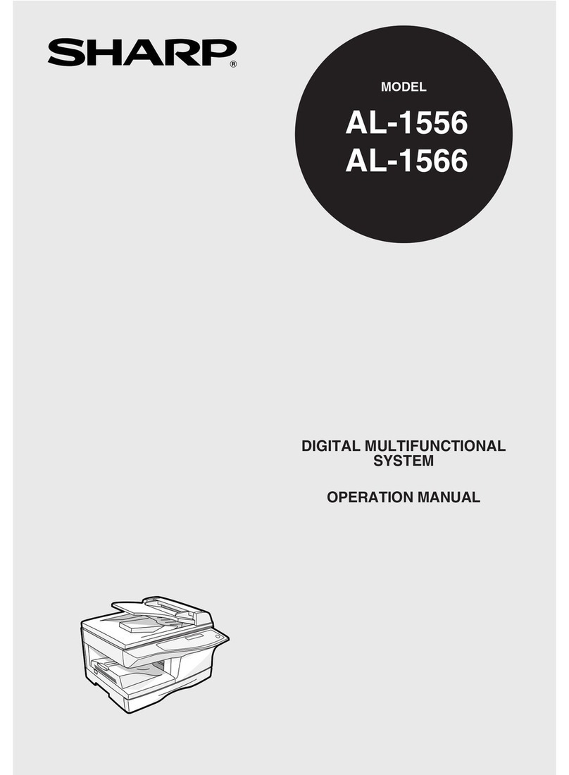 Sharp AL-1556 User manual