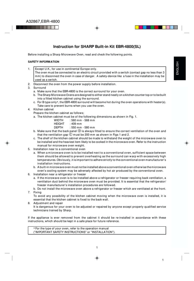 Sharp EBR-4800SL User manual