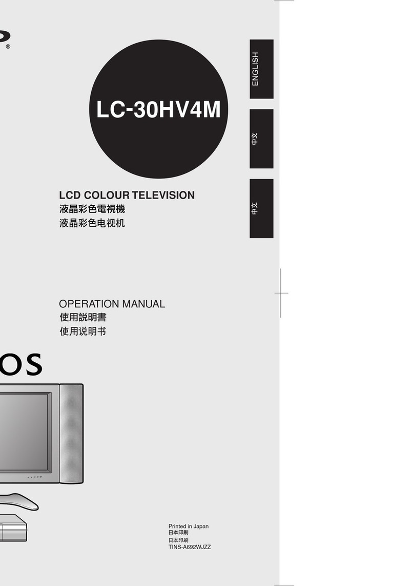 Sharp Aquos LC-30HV4M User manual