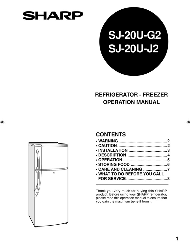 Sharp SJ-20U-G2 User manual Sharp SJ-20U-G2 User manual