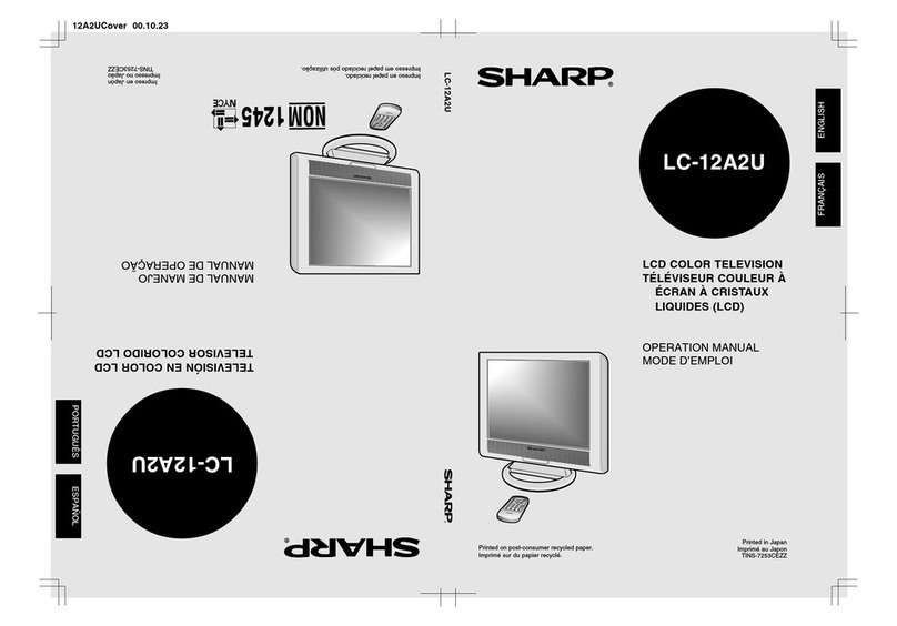 Sharp LC-12A2U User manual