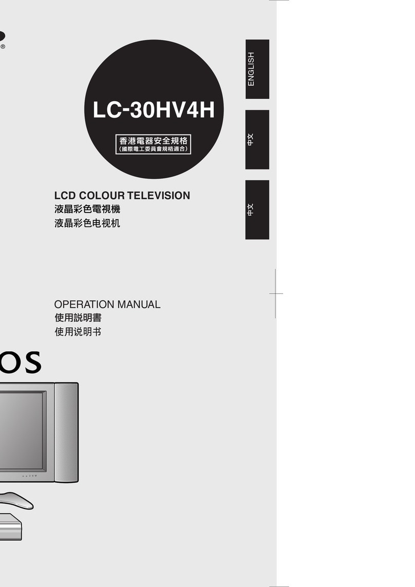 Sharp Aquos LC-30HV4H User manual