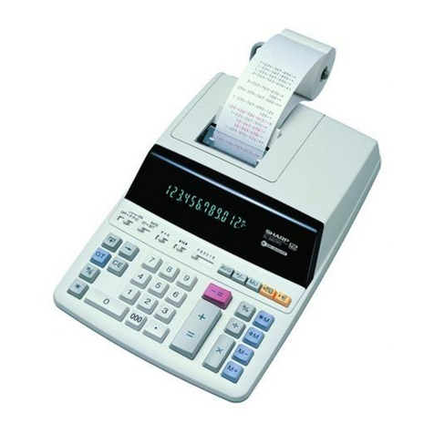 Sharp EL-2607PC Operation manual