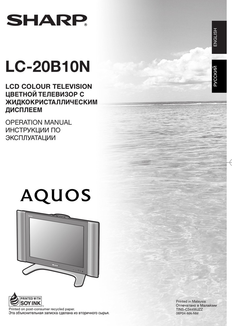 Sharp AQUOS LC-20B10N User manual