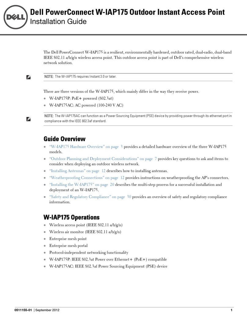 Dell PowerConnect W-IAP175P installation guide