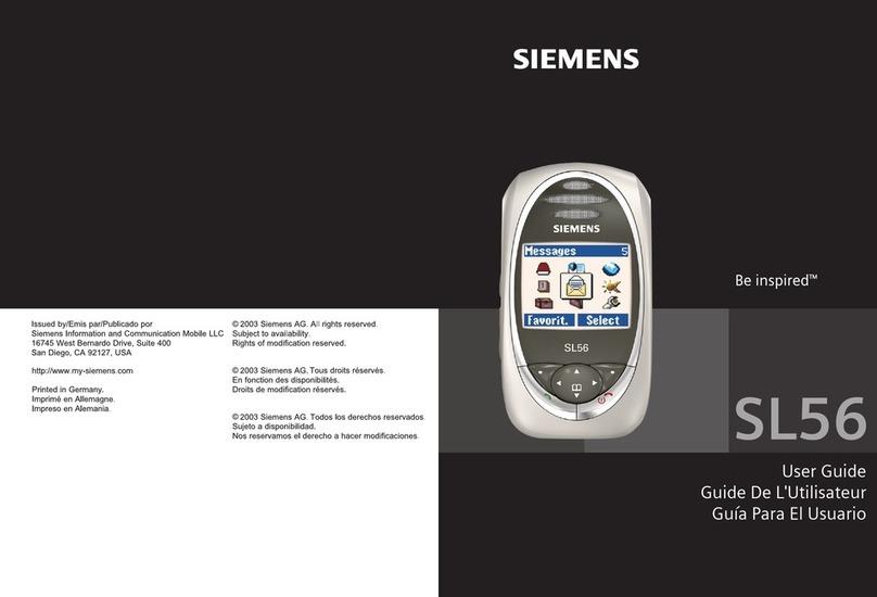 Siemens Gigaset SL56 User manual