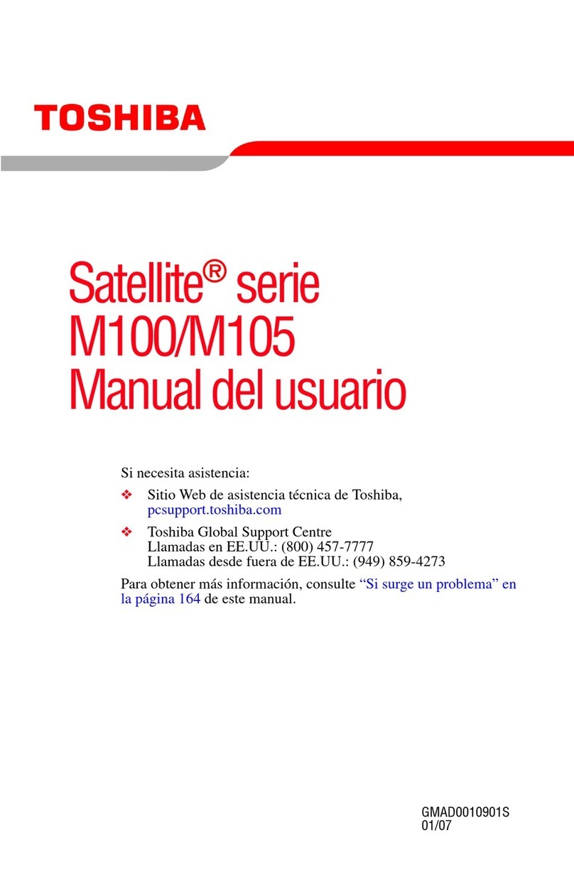 Toshiba Satellite M100-ST5211 User guide