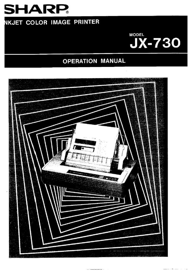 Sharp JX-730 User manual