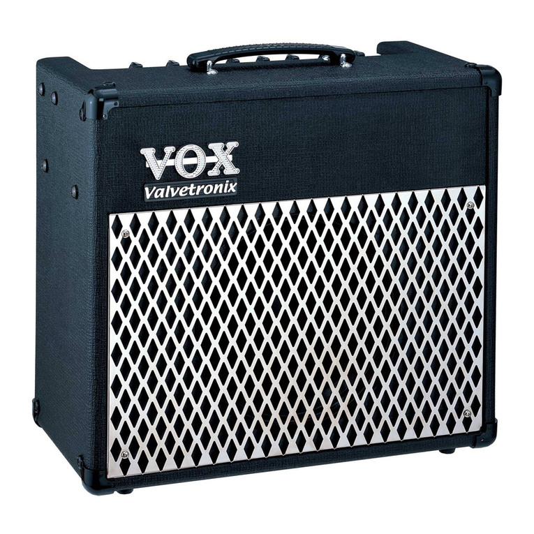 Vox Valvetronix manual&nbsp;