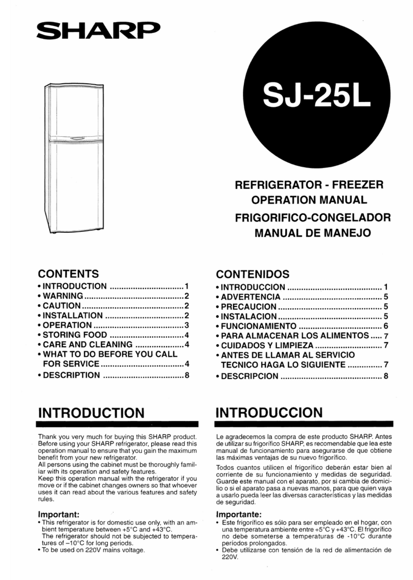 Sharp SJ-25L User manual